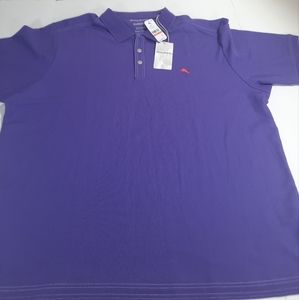 Tommy Bahama Men's  The Emfielder 2.0 IslandZone Polo Shirt Purple Sz 3XL
